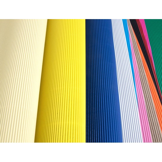 Carton ondulado liderpapel 50 x 70cm 320g/m2 naranja