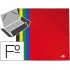 Carpeta liderpapel gomas folio 3 solapas carton plastificado colores surtidos