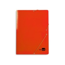 Carpeta liderpapel gomas folio 3 solapas carton plastificado colores surtidos