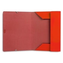 Carpeta liderpapel gomas folio 3 solapas carton plastificado colores surtidos