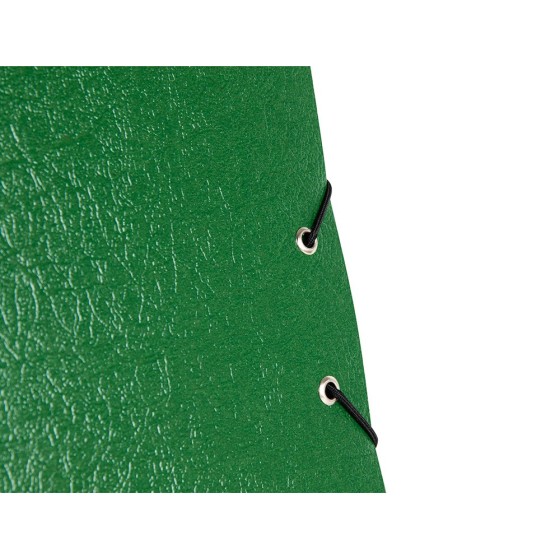 Carpeta proyectos liderpapel folio lomo 90mm carton gofrado verde