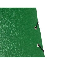 Carpeta proyectos liderpapel folio lomo 90mm carton gofrado verde