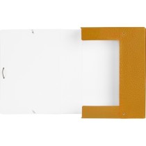 Carpeta proyectos liderpapel folio lomo 70mm carton gofrado verde