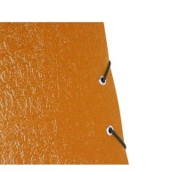 Carpeta proyectos liderpapel folio lomo 70mm carton gofrado verde