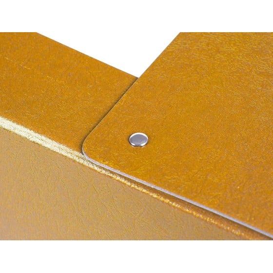 Carpeta proyectos liderpapel folio lomo 70mm carton gofrado verde