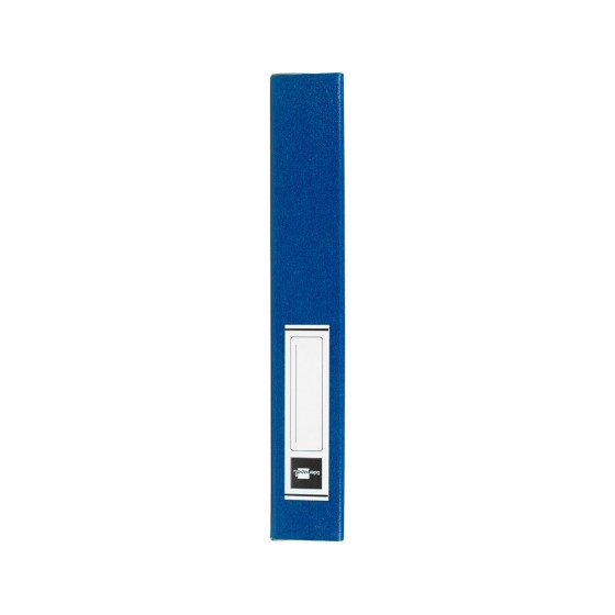 Carpeta proyectos liderpapel folio lomo 50mm carton gofrado azul