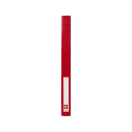 Carpeta proyectos liderpapel folio lomo 30mm carton gofrado roja