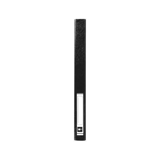 Carpeta proyectos liderpapel folio lomo 30mm carton gofrado negra