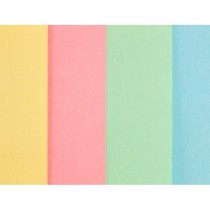 Cartulina liderpapel a4 180g/m2 4 colores surtidos paquete de 100 hojas
