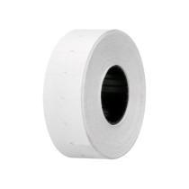 Etiquetas q-connect blanca 21 x 12 mm lisa rollo 1000 etiquetas para etiquetadora q-connect