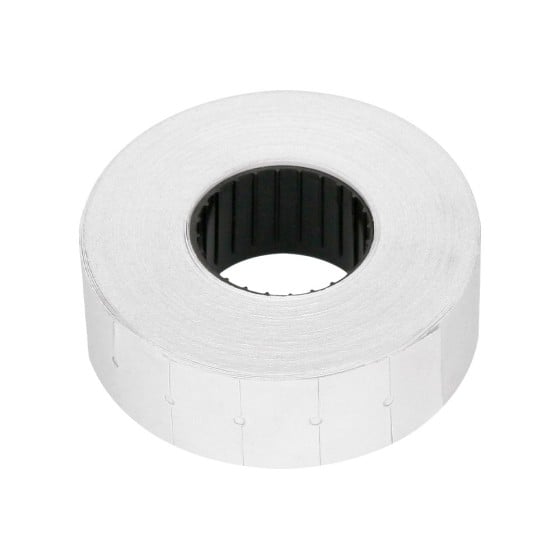 Etiquetas q-connect blanca 21 x 12 mm lisa rollo 1000 etiquetas para etiquetadora q-connect