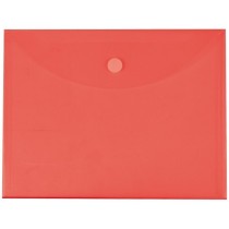 Carpeta liderpapel dossier a4 cierre de velcro roja