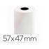 Rollo sumadora termico q-connect 57 mm ancho x 47mm diametro para maquinas tarjetade creditos sin bisfenol a
