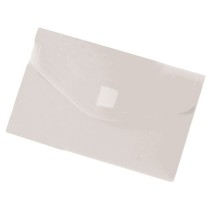 Carpeta liderpapel dossier broche polipropileno din a8 incolora con cierre de velcro