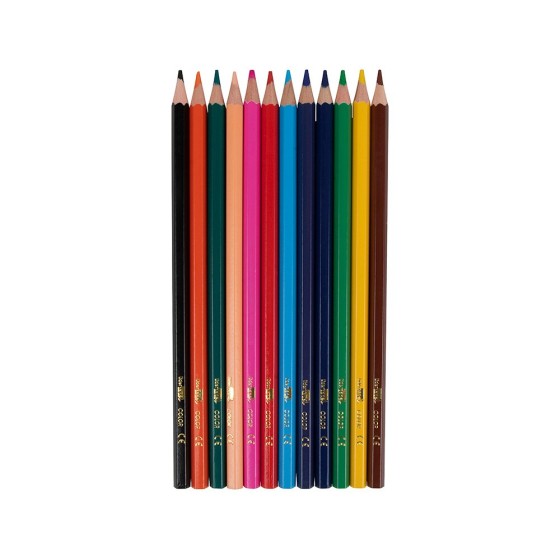 Lapices de colores liderpapel caja de 12 colores