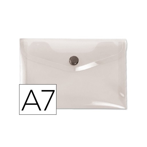 Carpeta liderpapel dossier broche 44224 polipropileno din a7 color transparente