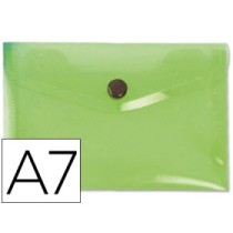 Carpeta liderpapel dossier broche 44223 polipropileno din a7 verde translucido
