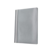 Carpeta dossier fastener plastico q-connect din a4 gris