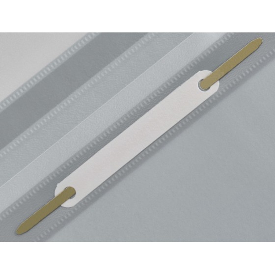 Carpeta dossier fastener plastico q-connect din a4 gris