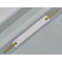 Carpeta dossier fastener plastico q-connect din a4 gris