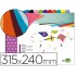Bloc trabajos manuales liderpapel seda 240x315mm 10 hojas colores surtidos