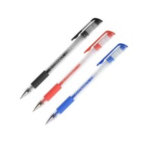 Boligrafo q-connect tinta gel negro 0,7 mm sujecion de caucho