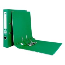 Archivador de palanca liderpapel a4 documenta forrado pvc con rado lomo 52mm verde compresor metalico