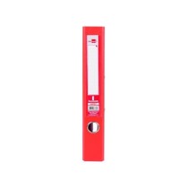 Archivador de palanca liderpapel a4 documenta forrado pvc con rado lomo 52mm rojo compresor metalico