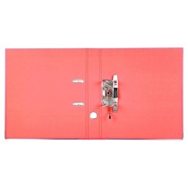 Archivador de palanca liderpapel a4 documenta forrado pvc con rado lomo 52mm rojo compresor metalico