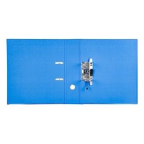 Archivador de palanca liderpapel a4 documenta forrado pvc con rado lomo 75mm azul compresor metalico