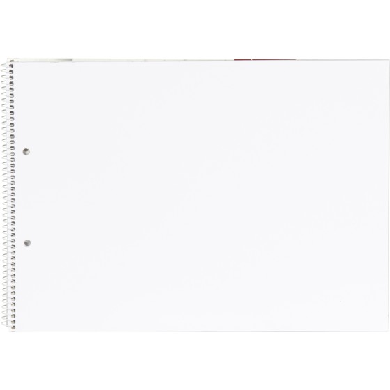 Bloc dibujo liderpapel artistico espiral 230x325mm 20 hojas 130g/m2 sin recuadro 2 taladros perforado