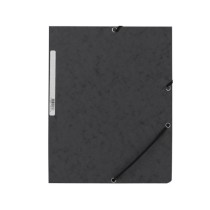 Carpeta q-connect gomas kf02169 carton simil-prespan solapas 320x243 mm negra