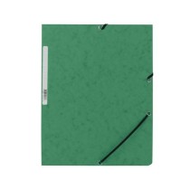 Carpeta q-connect gomas kf02168 carton simil-prespan solapas 320x243 mm verde