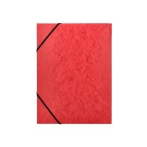 Carpeta q-connect gomas kf02165 carton simil-prespan solapas 320x243 mm roja