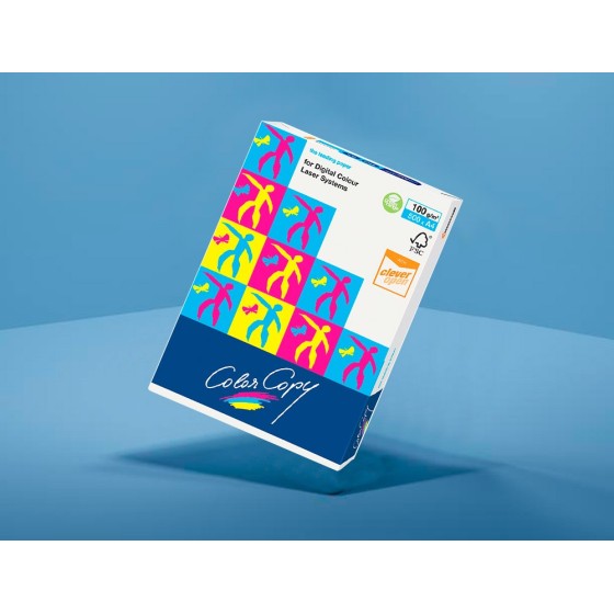 Papel fotocopiadora color copy din a4 200 gramos paquete de 250 hojas