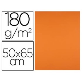 Cartulina liderpapel 50x65 cm 180g/m2 naranja