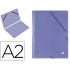 Carpeta planos liderpapel a2 carton gofrado n 12 azul