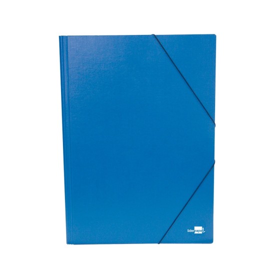 Carpeta planos liderpapel a2 carton gofrado n 12 azul