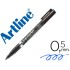 Rotulador artline para cd punta de fibra permanente ek-883 azul -punta redonda 0.5 mm