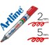 Rotulador artline marcador permanente 109 rojo punta biselada