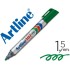 Rotulador artline marcador permanente 107 verde punta redonda