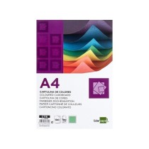 Cartulina liderpapel a4 180g/m2 verde billar paquete de 100 hojas