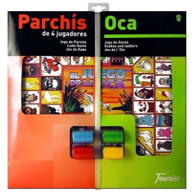 Parchís + Oca + Fichas FOURNIER 4 Jugadores