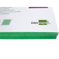 Cartulina liderpapel a4 180g/m2 verde billar paquete de 100 hojas