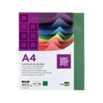 Cartulina liderpapel a4 180g/m2 verde abeto paquete de100 hojas