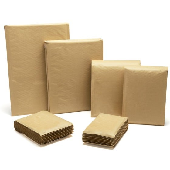 Sobre burbujas crema q-connect k/7 350 x 490 mm