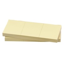 Bloc de notas adhesivas quita y pon q-connect 38x51 mm con 100 hojas