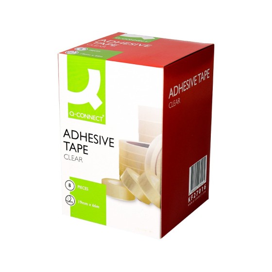 Cinta adhesiva q-connect 66 mt x 19 mm