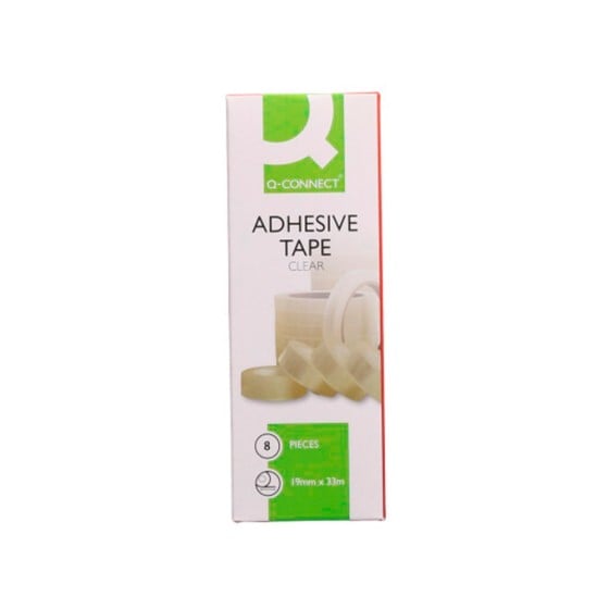 Cinta adhesiva q-connect 33 mt x 19 mm