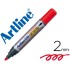 Rotulador artline marcador permanente 170 rojo punta redonda 2 mm antisecado